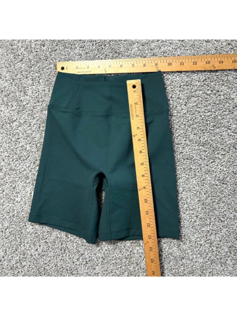 Oner Active Timeless High Waisted Women's Sz Small Shorts Logo Racing Green - Picture 6 of 8